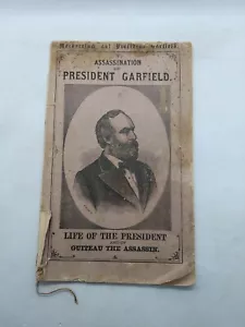 Assassination Of President Garfield DAS ATTENTAT AUF PRÄSIDENT German 1881 Rare - Bild 1 von 20