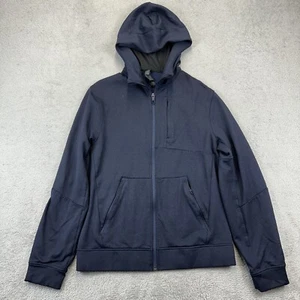 Chaqueta con Capucha Lululemon City Para Hombre Pequeña Azul Cremallera Completa Térmica LM3BC2S - Imagen 1 de 7