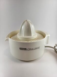 Rare Vintage Waring Citrus Juicer Electric Cream Gold Yellow Hard to Find Tested