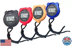 Simple Stopwatch, BESTWYA Large LCD Screen Handheld Count Up Timer with Time - Picture 1 of 5