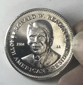 1984 Ronald Reagan Double Eagle Presidential Commemorative Coin - Picture 1 of 2