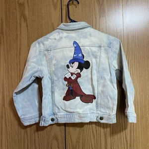 NWT Stella McCartney Disney Kid’s 6 Year Mickey Jean Jacket Button Up - Picture 1 of 7