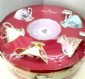 Royal Albert 100th Anniversary Teacup & Saucer Set 10 psc NEW In Box England - Picture 1 of 14