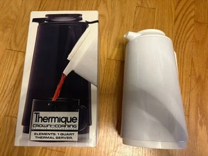 CORNING Thermique Glas ausgekleidet Karaffe Thermoskanne Kaffee Tee Kanne heiß/kalt 1 Quart - Bild 1 von 3