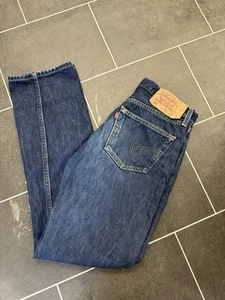 Jeans Levi's 501 vestibilità originale zip mosca vita 31 gamba 34 - Foto 1 di 9