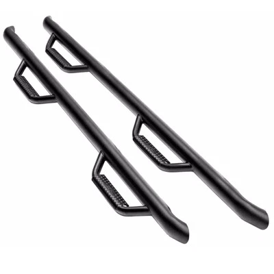N-FAB Textured Black Cab Length Nerf Bars for Silverado Sierra 1500 2500HD Crew Foto 1 de 4