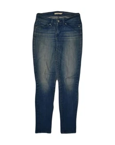 LEVI'S Womens 711 Skinny Jeans W27 L29 Navy Blue Cotton AI03 - Picture 1 of 5