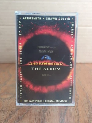 Armageddon The Album Soundtrack Cassette 1998 Aerosmith Bon Jovi ZZ Top Journey Foto 1 de 4