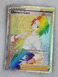 Cheren's Care 177/172 quasi nuovo/m Swsh09 stelle brillanti arcobaleno segreto raro Pokemon TC - Foto 1 di 2