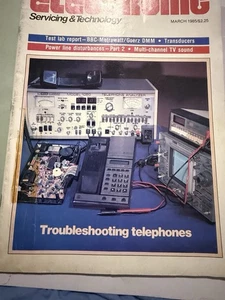 Electronic Servicing & Technology Magazine July 1985 TVRO Receiver Specification - Picture 1 of 13