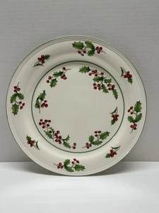 Vintage Sango White Christmas Holly Berry Plate Korea 12” EUC Replacement Plate - Picture 1 of 5