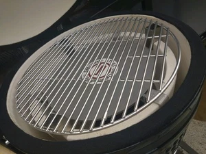 Aldi 2025 Midi Kamado Heat Deflector Setup, Half Moon,Pizza Steel,Grill Raises. - Picture 1 of 10