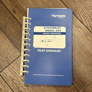 Cessna Citation CJ Pilot's Normal Procedures & Emergency Checklist Revision 7 - Picture 1 of 6