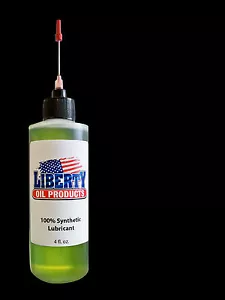 The best 100% Synthetic Oil for lubricating any clocks-Large 4oz Bottle - Picture 1 of 3