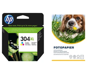 Original HP 304XL color N9K07AE oder Fotopapier oder Kombi OVP DATUM 06/2022 - Bild 1 von 7