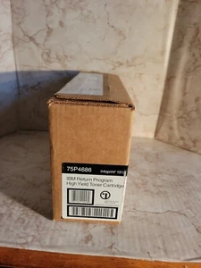 Original IBM 75P4686 schwarze Tonerkassette Original-Zubehör-Hersteller NEU VERSIEGELTE VERPACKUNG - Bild 1 von 6