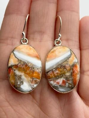 925 sterling silver copper oyster turquoise earrings Foto 1 de 4