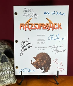 Razorback Script Signed - Autograph Reprints - 121 Pages- Australian Horror - Picture 1 of 8