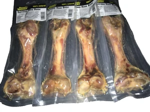 Serrano Ham Bone Large Dog Bones Treats x 4 Individually Vacum Sealed - Picture 1 of 1