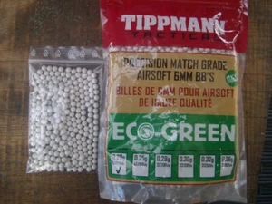 TIPPMANN Softair Munition 0,20g Cal-6 mm BBS 200 Kugeln Poliert Bio - Bild 1 von 2