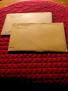 1958, 1959 SILVER Proof Set, Sealed/Unopened Envelope. - Picture 1 of 2
