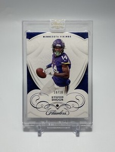 Stefon Diggs 2019 Panini Flawless Sapphire Gem 10/10