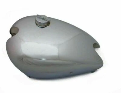 For Norton 1950's Es2 Easy Two Steel Chrome Plated Fuel Gas Tank With Cap ECs - Image 1 of 4