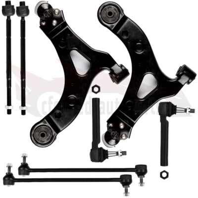 8x Front Lower Control Arm Tie Rod Sway Bar End Link Kit For Chevrolet Uplander - Image 1 of 4