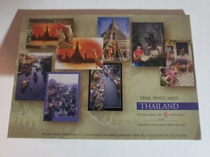 LOT OF 8 SPECIAL SELECTED VINTAGE POSTCARDS FROM AMAZING THAILAND YEAR 1998-1999 - Picture 1 of 9