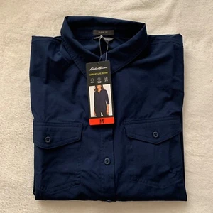Eddie Bauer Ladies' Classic Fit Departure Button Down Choose Size & Color - Picture 1 of 24