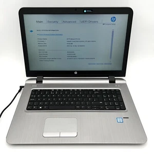 HP 17.3" ProBook 470 G3 Intel Core i5 8GB RAM No HDD - Parts or Repair Laptop - Picture 1 of 9