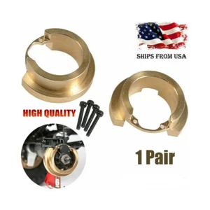 Heavy Metal Brass Internal Wheel Knuckle Weights For TRX-4 RC Crawler US - Picture 1 of 12