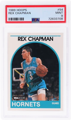 Hoops Rex Chapman 1989 #54 PSA 9 Foto 1 de 2