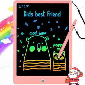 LCD Writing Tablet Doodle Board 10.5" Drawing Pad Electronic Drawing Tablet Pink - Picture 1 of 12