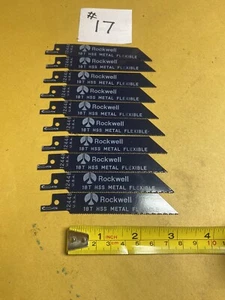 10 Pc Reciprocating Saw Blade Saws-all Rockwell Hss Made In USA - Picture 1 of 1