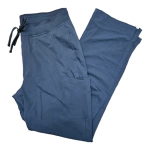 Mandala Cargo 7 Pocket Scrub Bottoms Men's Size Large In Pewter Gray, Drawstring - Picture 1 of 12
