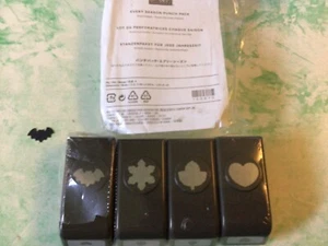 4 Stampin Up All Every Season Punch Pack Card Craft Punches itty bitty cutters - Picture 1 of 2