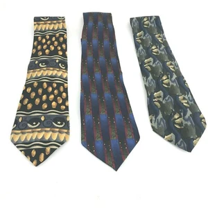 Lot of 3 J.Garcia Silk Ties -Excellent preowned condition - Picture 1 of 12