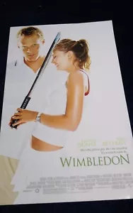 Wimbledon Original Promo Movie Poster 2004 Universal Studios 17"×11" - Bild 1 von 5