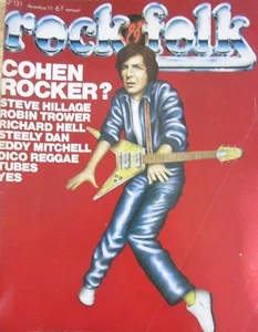 MAGAZINE ROCK & FOLK N° 131 de 1977 COHEN STEVE HILLAGE R. TROWER R. HELL S. DAN - Picture 1 of 1