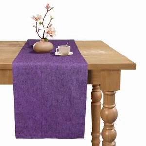100% Pure Linen Table Runner - 14 x 90 Inch Dresser Scarf for Farmhouse Dinin... - Picture 1 of 6