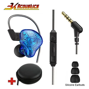Original 3K K2 HD Professional HiFi Kopfhörer Headset Premium In-Ear Blau - Picture 1 of 9