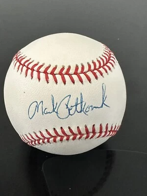Mark Petkovsek Anaheim Angels Autographed ONL Baseball Autographed - Image 1 of 2