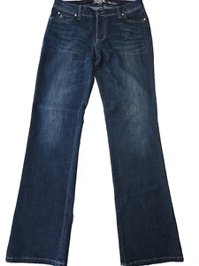WRANGLER ROCK 47 Jeans Women's 31X34 #WJX82RN Blue Denim Bling Pockets RODEO - Picture 1 of 19