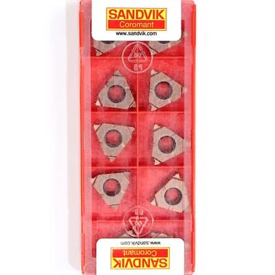 10 SANDVIK 266RG-16MM01A075M 1125 CNC Lathe Carbide Metric Threading Inserts - Image 1 of 4