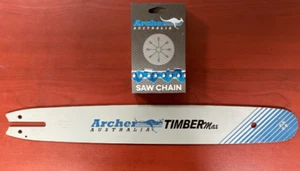 18" Guide Bar Archer .325-063-68DL fits Stihl MS200 MS210 MS250 WITH CHAIN! - Picture 1 of 4