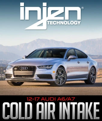 Audi A6 y A7 2012-2017 3,0 L supercargador Injen pulido admisión de aire frío SP3085P Foto 1 de 3