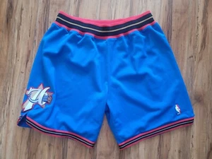 Mitchell & Ness NBA Authentic Alternate Shorts 76ERS 99-00 Blue Red Sixers 48 XL - Picture 1 of 6