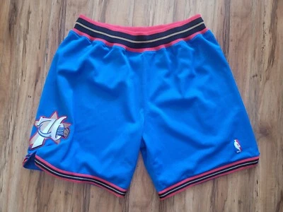 Pantalones Cortos Mitchell & Ness NBA Auténticos Alternativos 76ERS 99-00 Azul Rojo Sixers 48 XL Foto 1 de 4