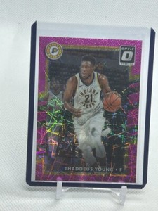 2017-18 Panini Donruss Optic Pink Velocity Prizm /79 Thaddeus Young #59 Pacers